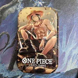 Empty One Piece Card Game Tin Portgas D. Ace